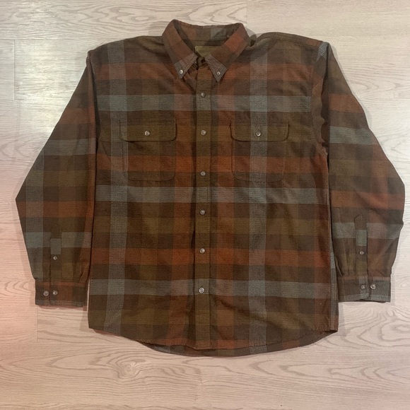 Reel Legends Other - Reel Legends Brown Plaid Long Sleeve